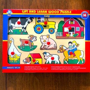 Small Wonder Lift and Learn Wood Puzzle